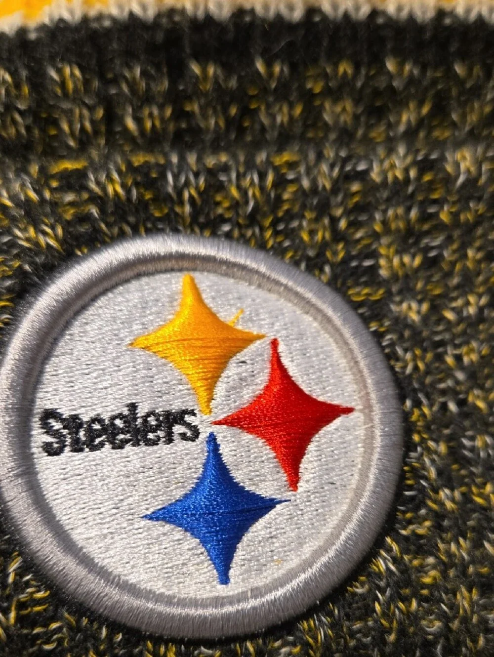 Authentic New Era Pittsburgh Steelers Sport Knit Beanie Cold Weather Hat